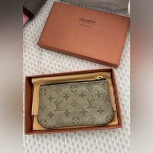 Louis Vuitton Olive Monogram Pouch